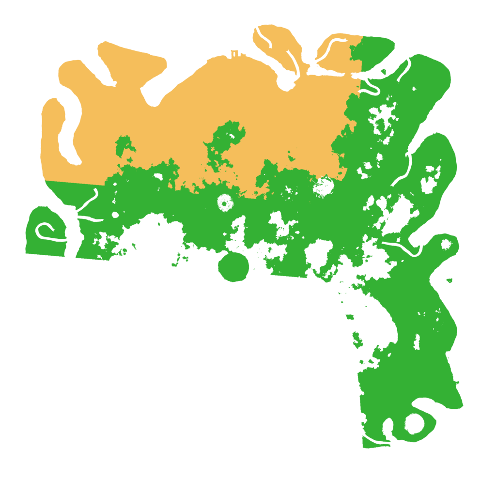 Biome Rust Map: Procedural Map, Size: 4500, Seed: 964338293