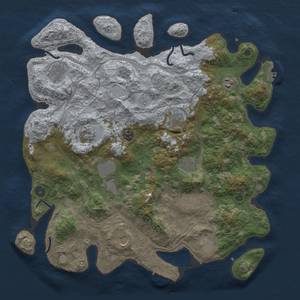 Thumbnail Rust Map: Procedural Map, Size: 4250, Seed: 621846765, 18 Monuments