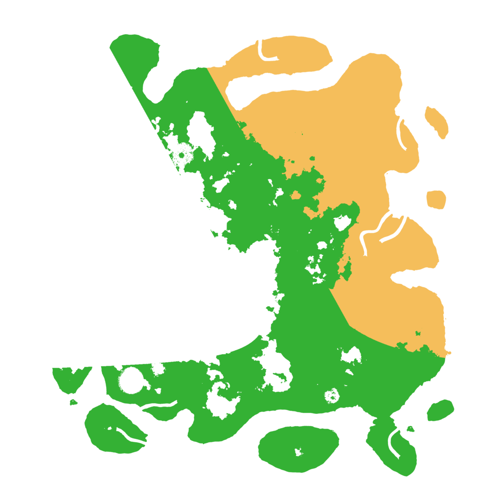 Biome Rust Map: Procedural Map, Size: 3500, Seed: 14276