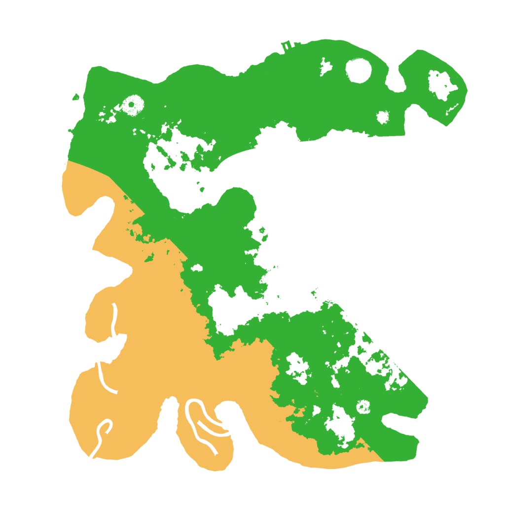 Biome Rust Map: Procedural Map, Size: 3600, Seed: 1803215156