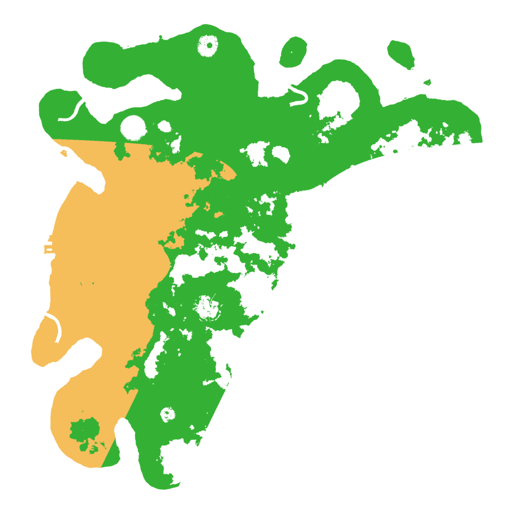 Biome Rust Map: Procedural Map, Size: 3700, Seed: 1957198150