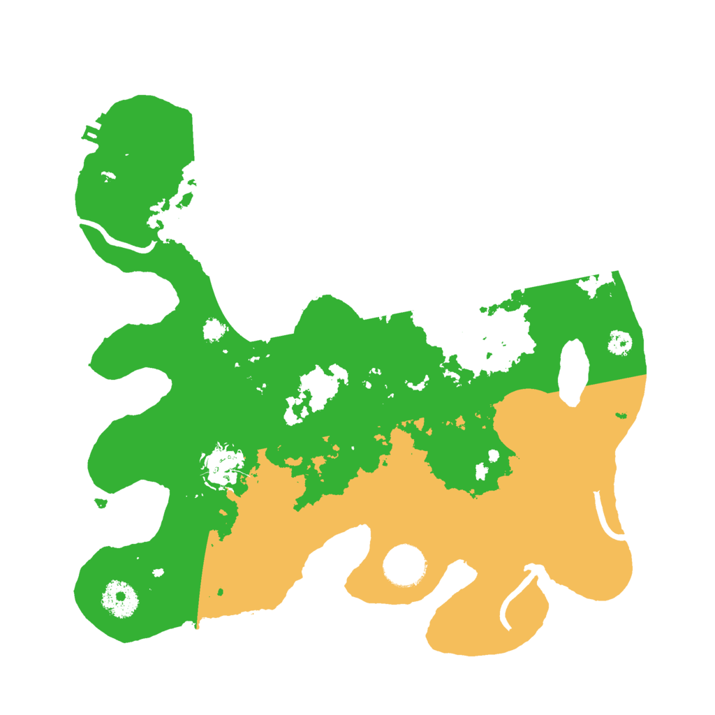 Biome Rust Map: Procedural Map, Size: 3000, Seed: 343308823