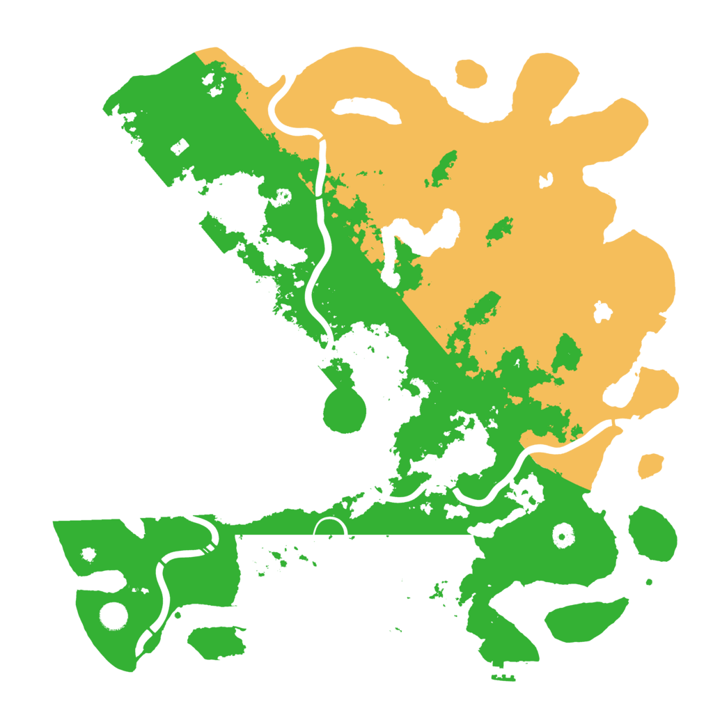 Biome Rust Map: Procedural Map, Size: 4500, Seed: 1474391308