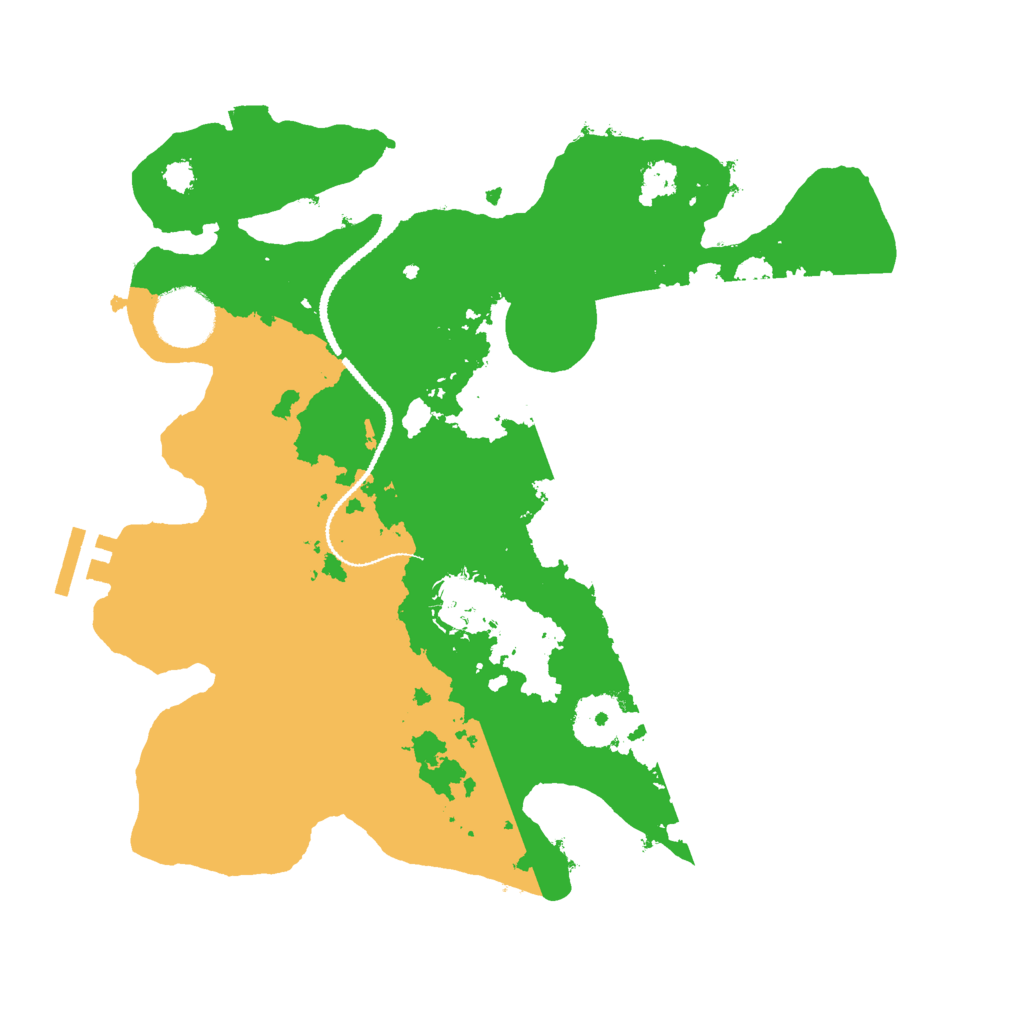 Biome Rust Map: Procedural Map, Size: 3000, Seed: 141285