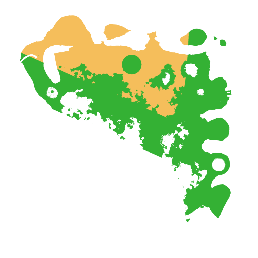 Biome Rust Map: Procedural Map, Size: 3500, Seed: 3733684