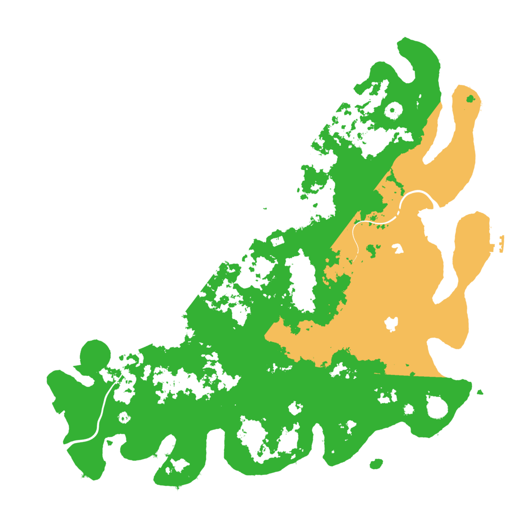 Biome Rust Map: Procedural Map, Size: 4500, Seed: 799864608