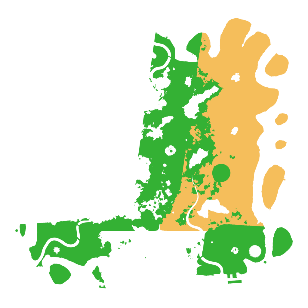 Biome Rust Map: Procedural Map, Size: 4500, Seed: 1320461565