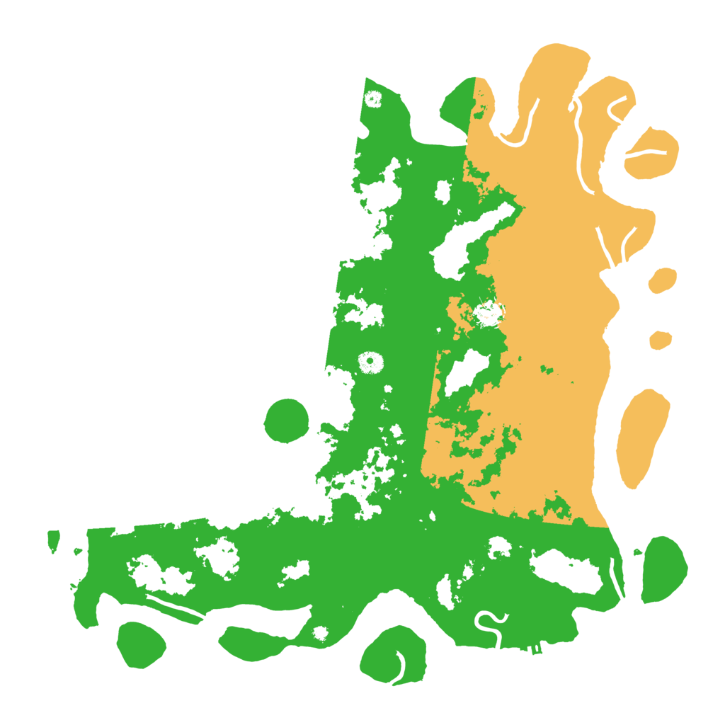 Biome Rust Map: Procedural Map, Size: 4500, Seed: 1320461565