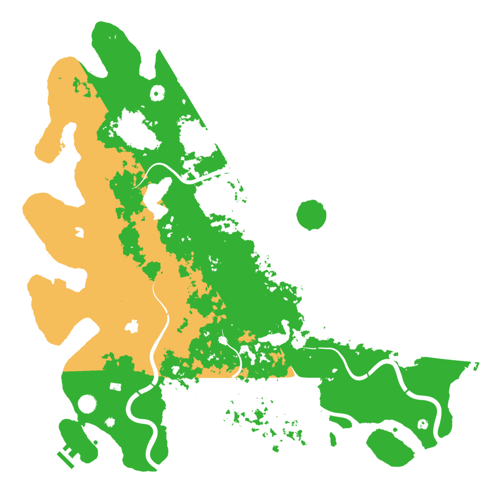 Biome Rust Map: Procedural Map, Size: 4800, Seed: 19841776