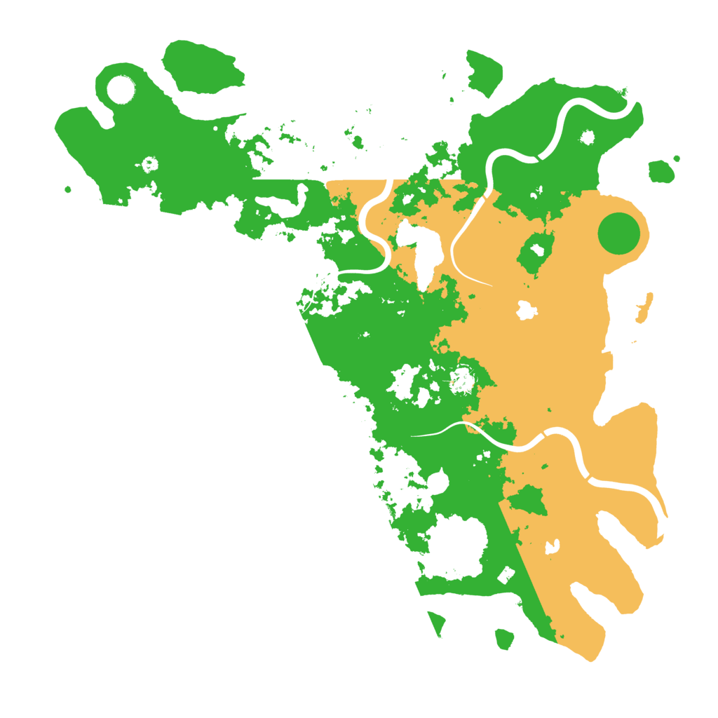 Biome Rust Map: Procedural Map, Size: 4500, Seed: 304985373