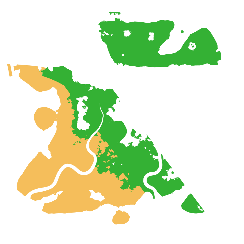 Biome Rust Map: Procedural Map, Size: 3250, Seed: 1058162209