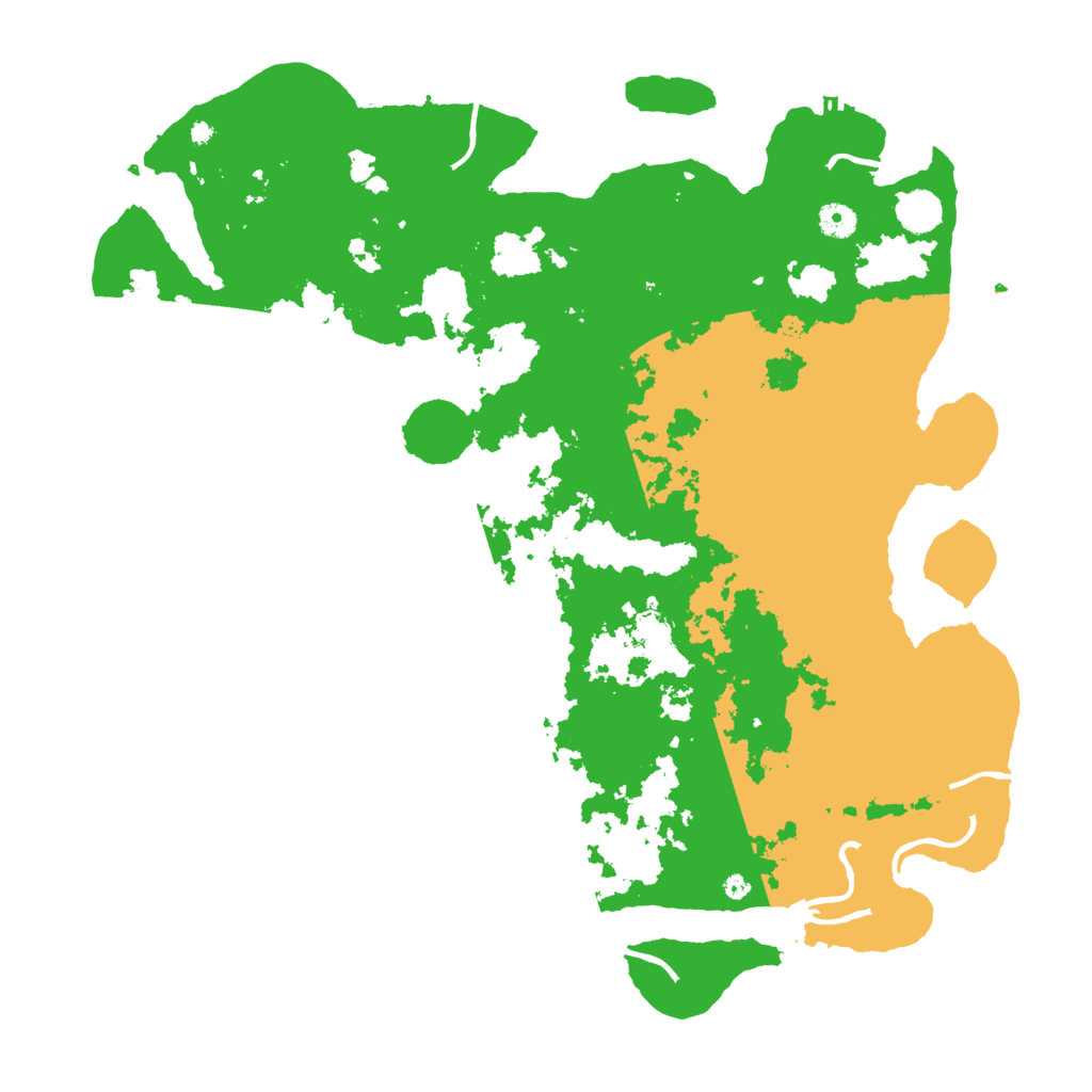 Biome Rust Map: Procedural Map, Size: 4500, Seed: 1201752842