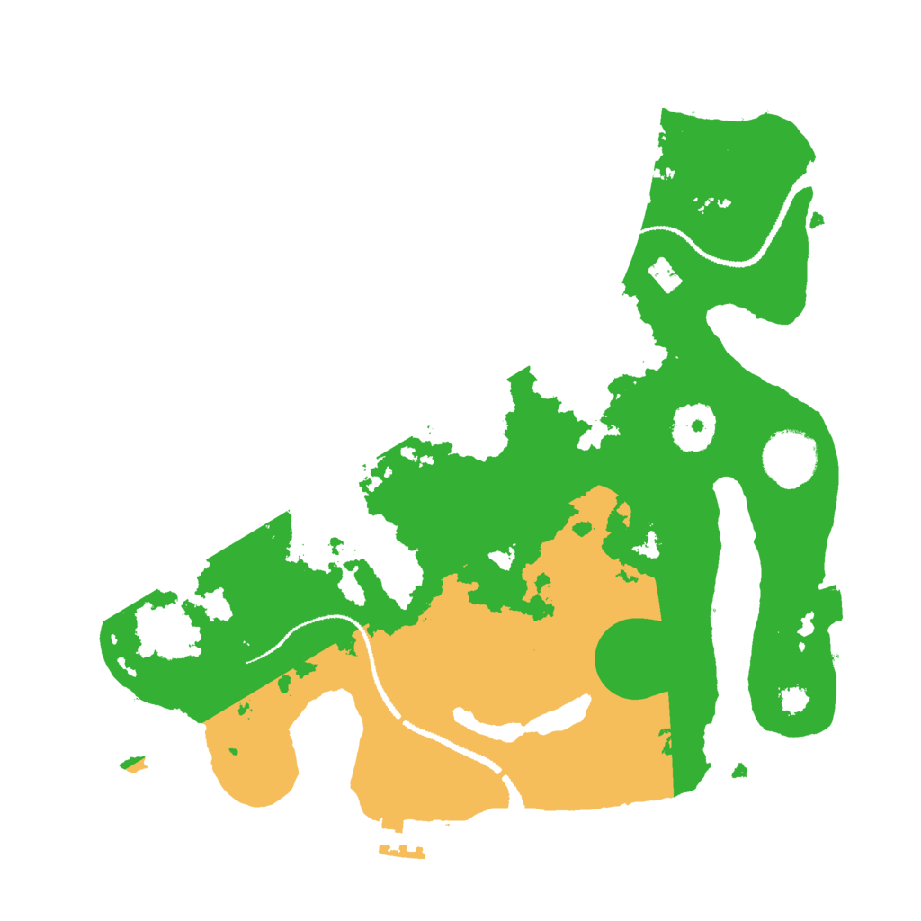 Biome Rust Map: Procedural Map, Size: 3000, Seed: 425476933