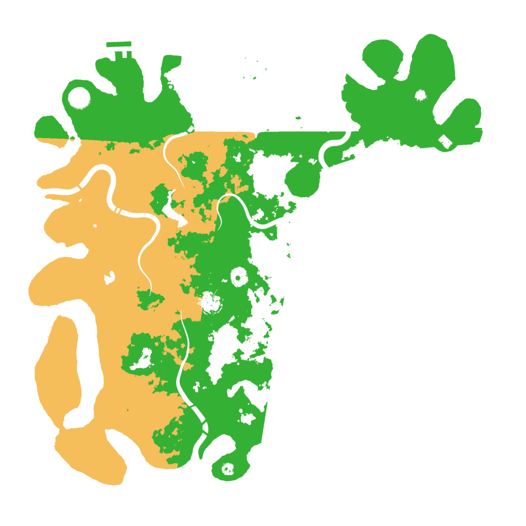 Biome Rust Map: Procedural Map, Size: 4250, Seed: 992910025