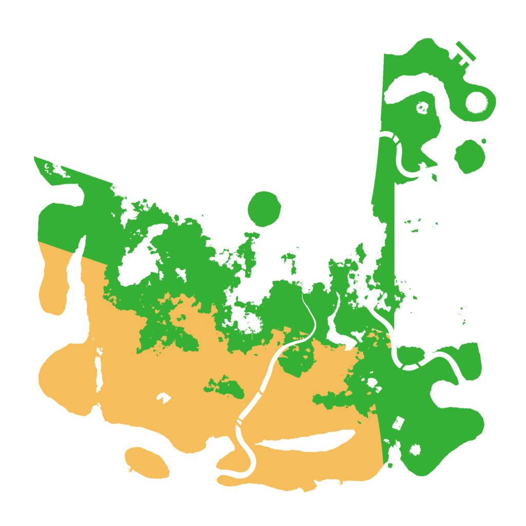 Biome Rust Map: Procedural Map, Size: 4300, Seed: 671509836