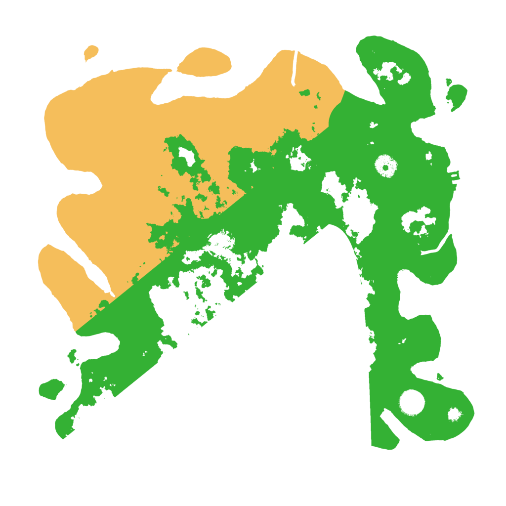 Biome Rust Map: Procedural Map, Size: 3500, Seed: 970715577