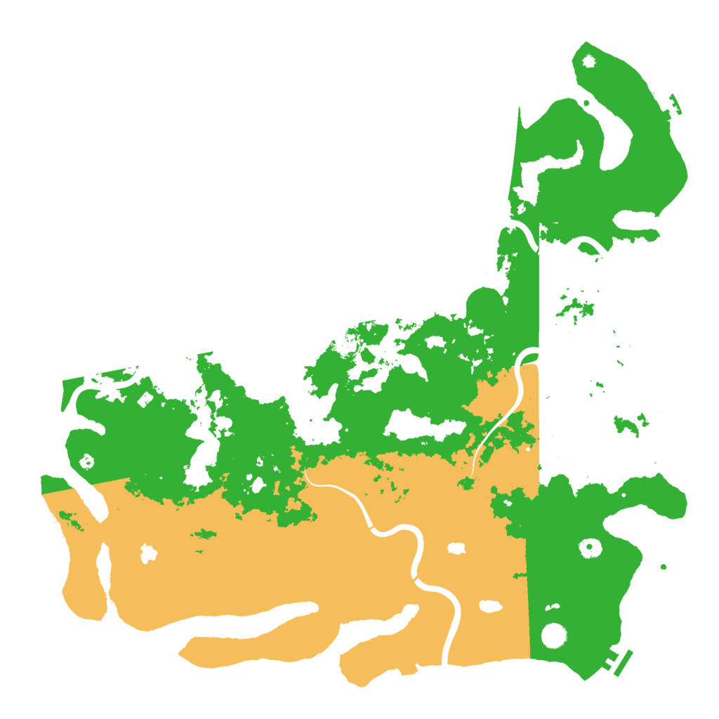 Biome Rust Map: Procedural Map, Size: 5000, Seed: 2838474