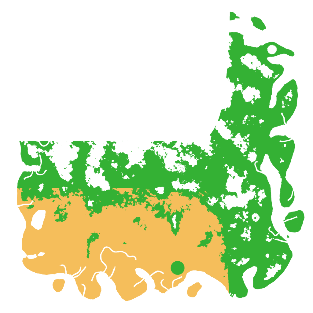 Biome Rust Map: Procedural Map, Size: 6000, Seed: 226249835