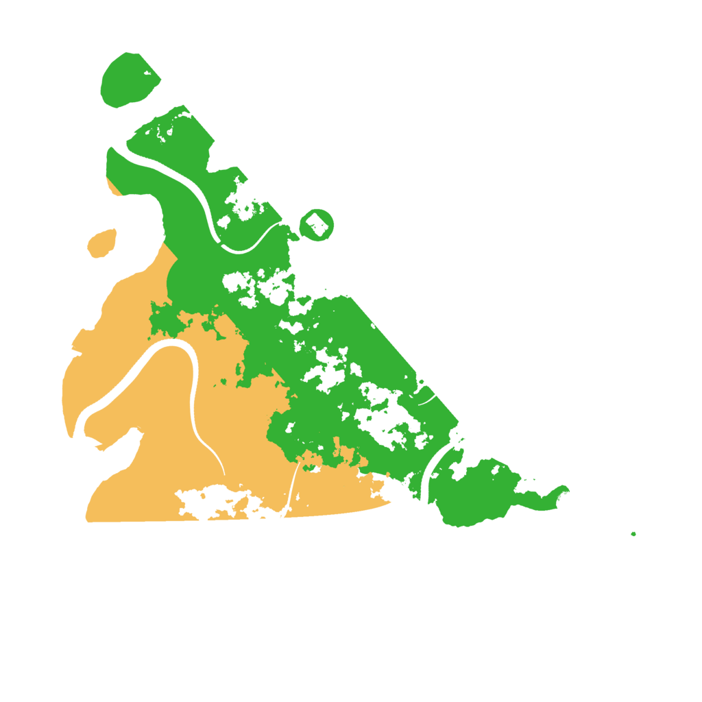 Biome Rust Map: Procedural Map, Size: 3500, Seed: 1280543794