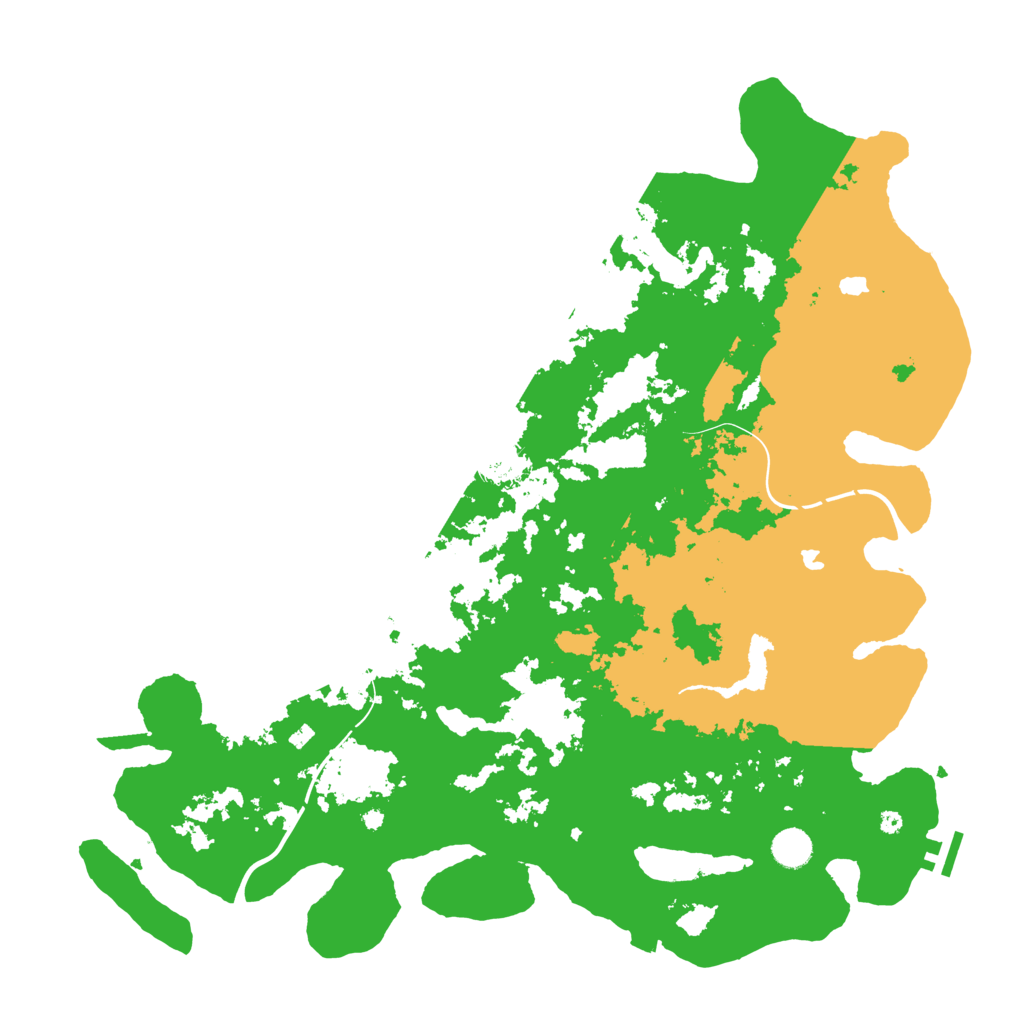 Biome Rust Map: Procedural Map, Size: 4500, Seed: 1698145219