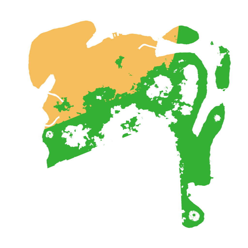 Biome Rust Map: Procedural Map, Size: 3500, Seed: 1046146912