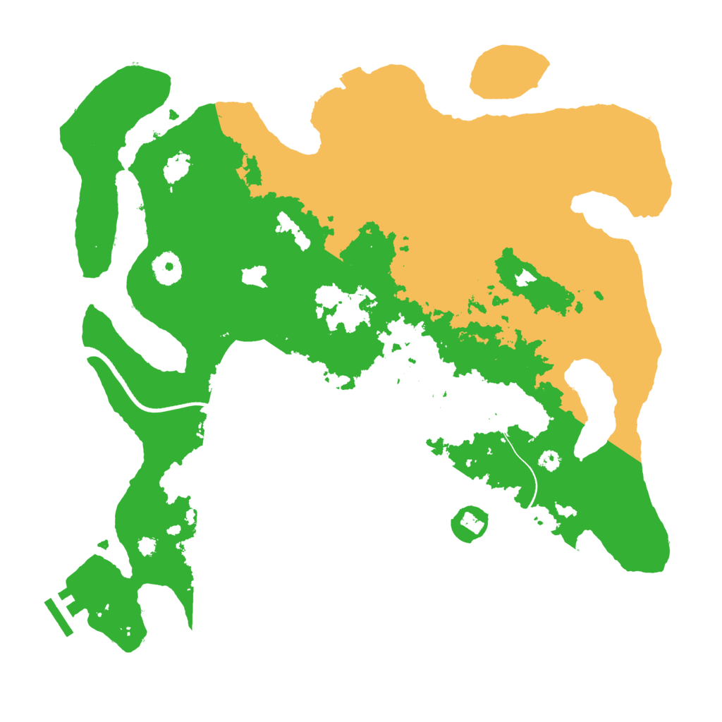 Biome Rust Map: Procedural Map, Size: 3500, Seed: 1563823648