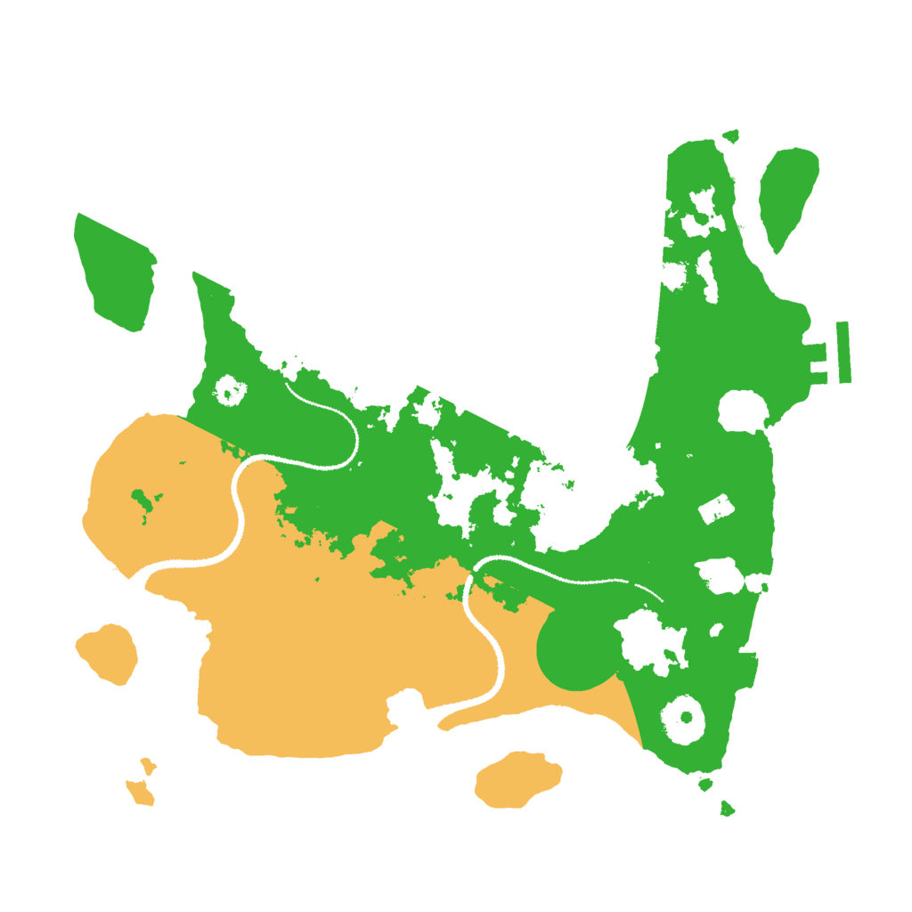 Biome Rust Map: Procedural Map, Size: 3000, Seed: 6139913