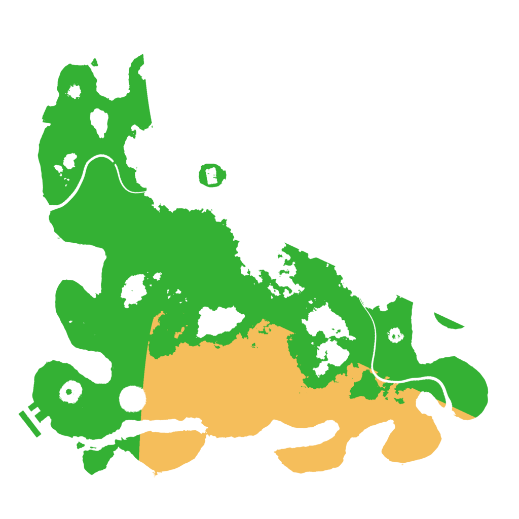 Biome Rust Map: Procedural Map, Size: 3500, Seed: 4684767