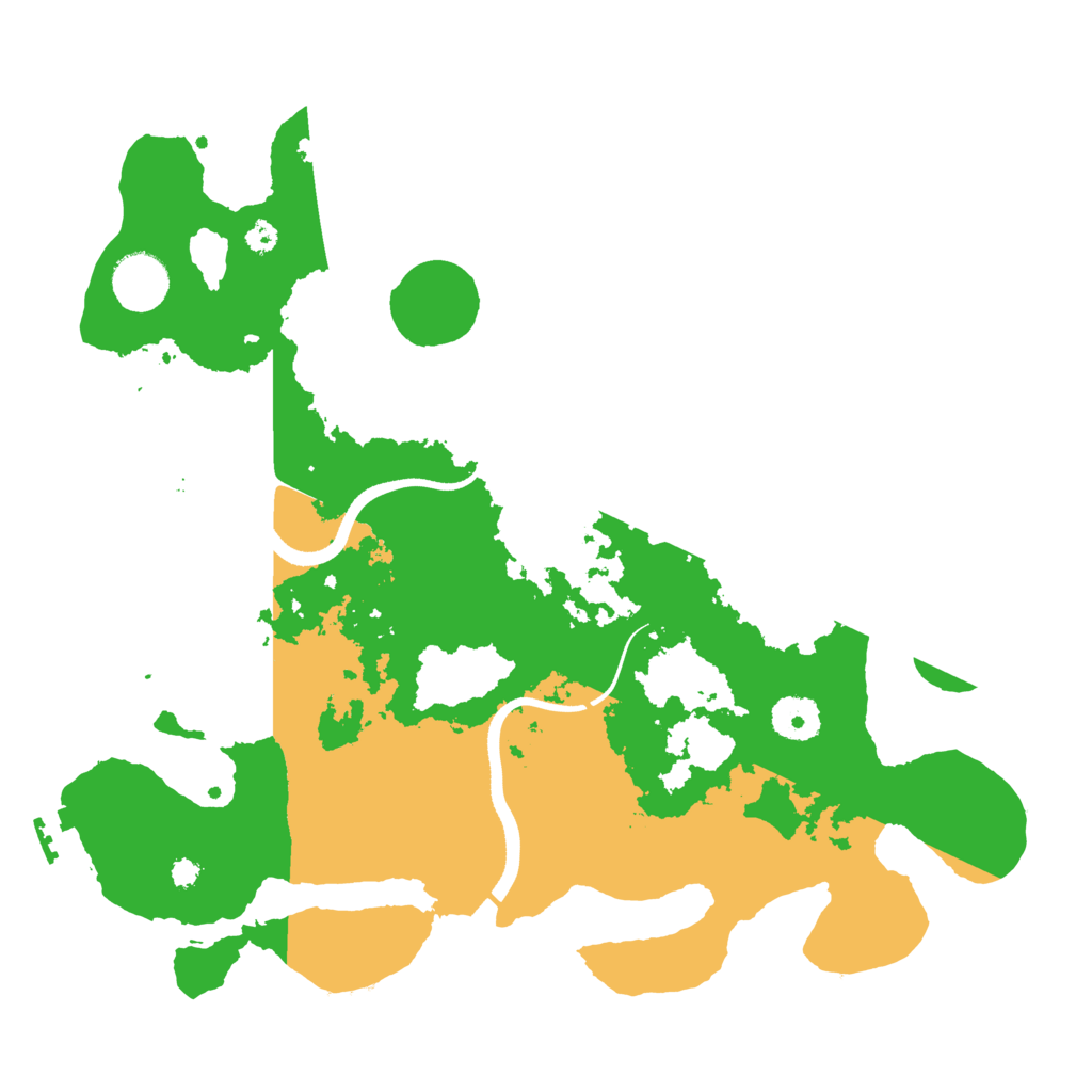 Biome Rust Map: Procedural Map, Size: 3500, Seed: 4684767