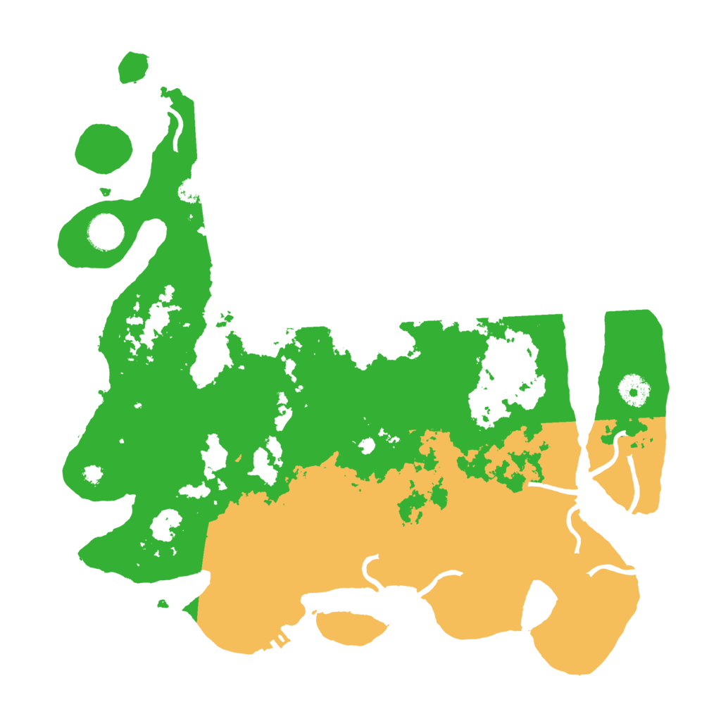 Biome Rust Map: Procedural Map, Size: 3500, Seed: 97314115