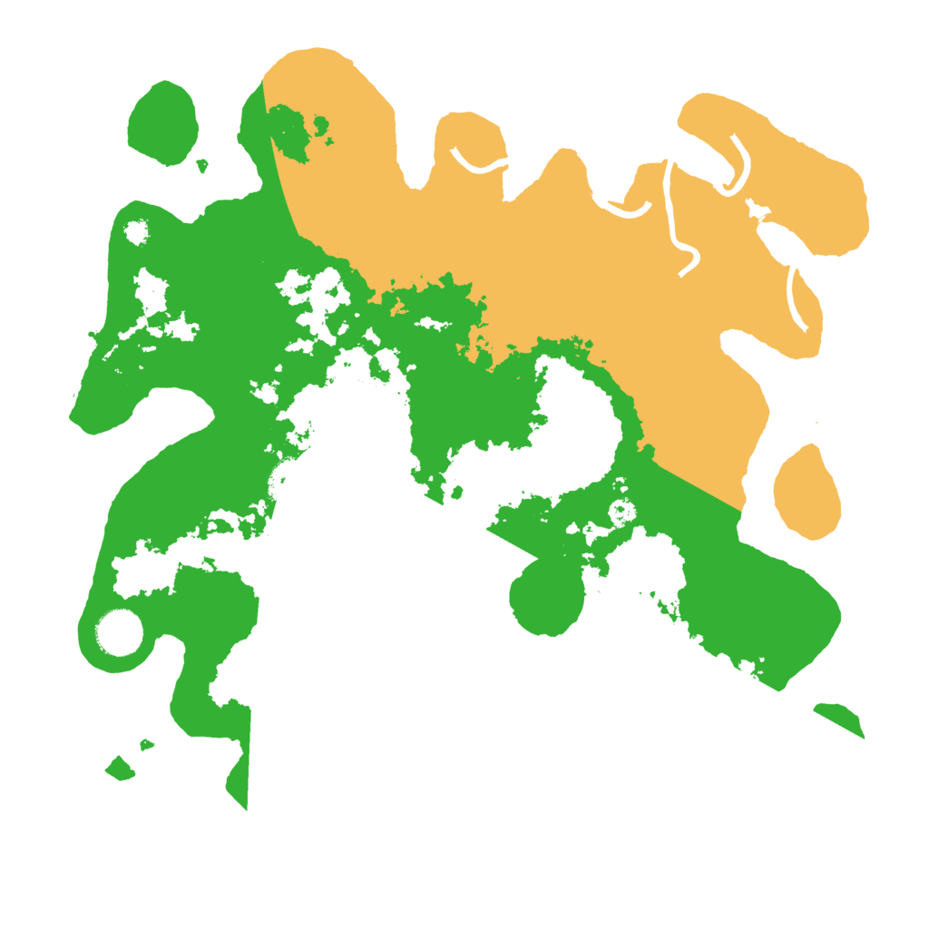 Biome Rust Map: Procedural Map, Size: 3500, Seed: 97317327