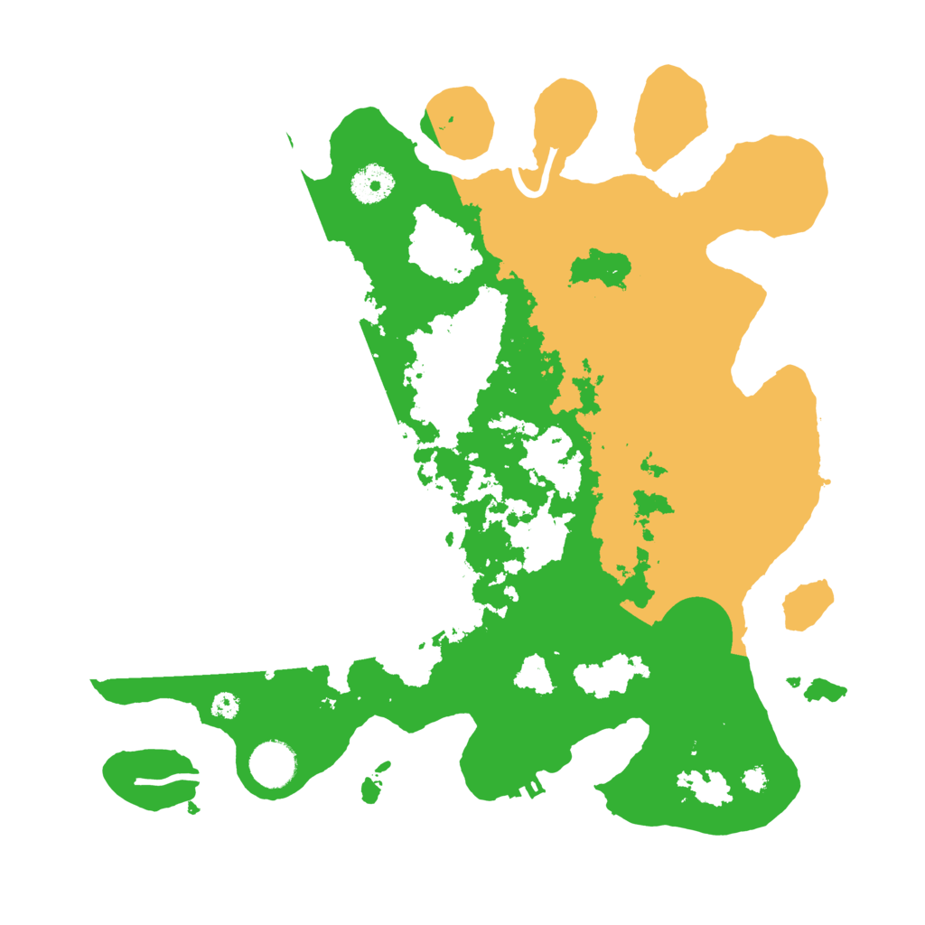 Biome Rust Map: Procedural Map, Size: 3500, Seed: 93603795