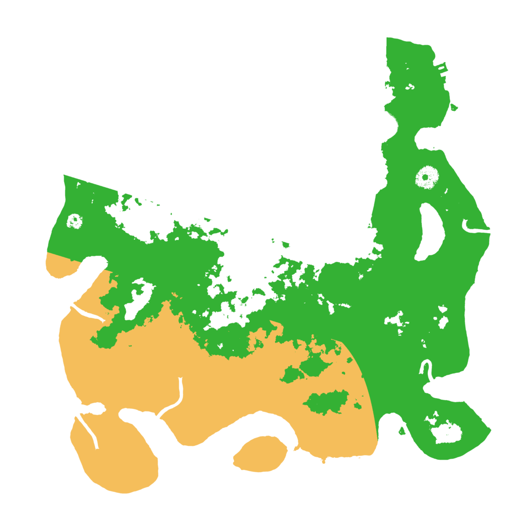 Biome Rust Map: Procedural Map, Size: 3500, Seed: 4942559