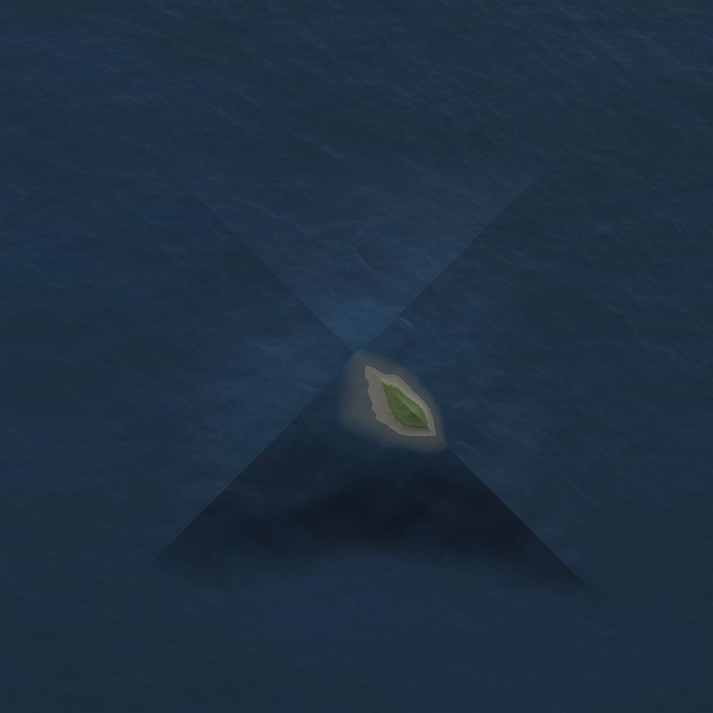 Rust Map: Procedural Map, Size: 1000, Seed: 381147332, 1 Monuments