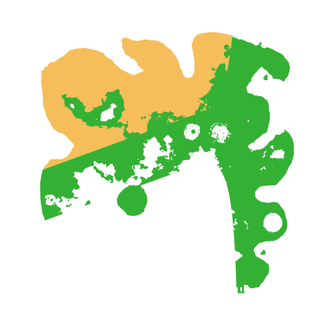 Biome Rust Map: Procedural Map, Size: 3000, Seed: 208398