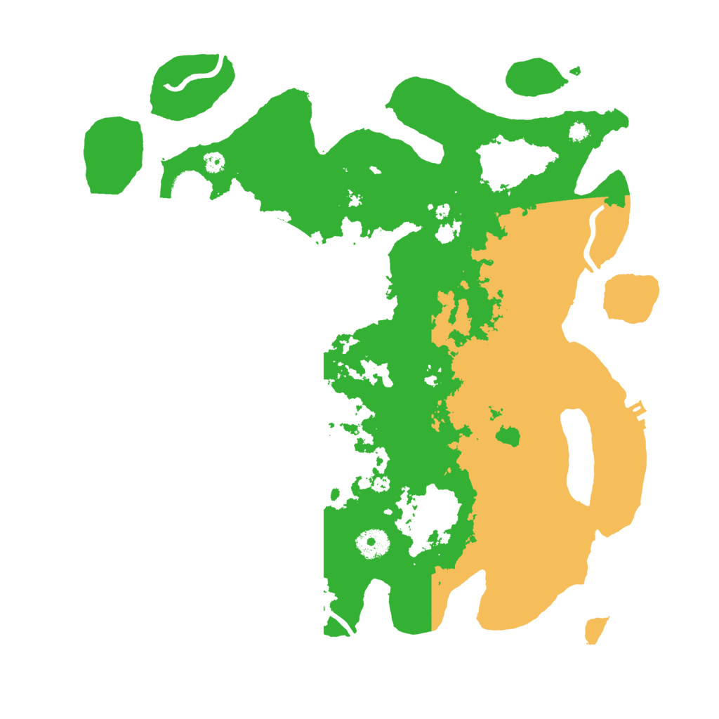 Biome Rust Map: Procedural Map, Size: 3500, Seed: 209434
