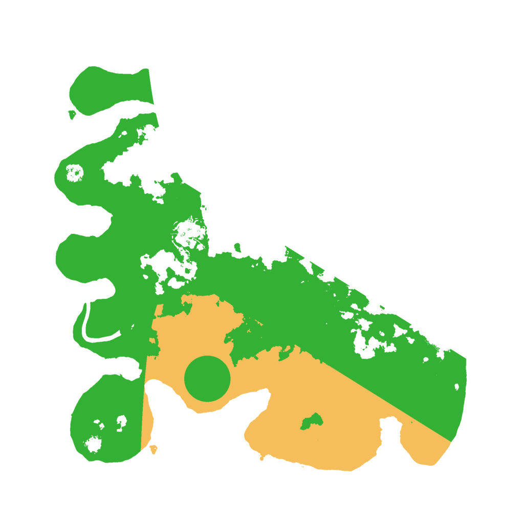 Biome Rust Map: Procedural Map, Size: 3000, Seed: 172049