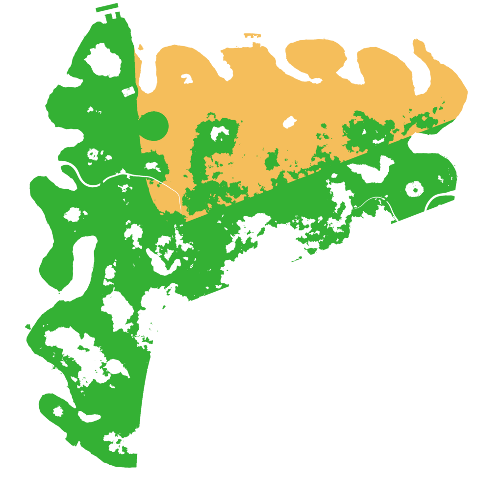 Biome Rust Map: Procedural Map, Size: 4500, Seed: 2241