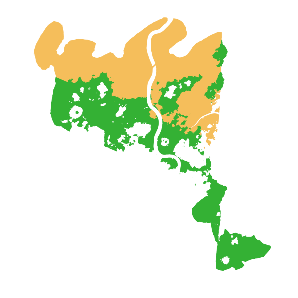 Biome Rust Map: Procedural Map, Size: 3500, Seed: 1389