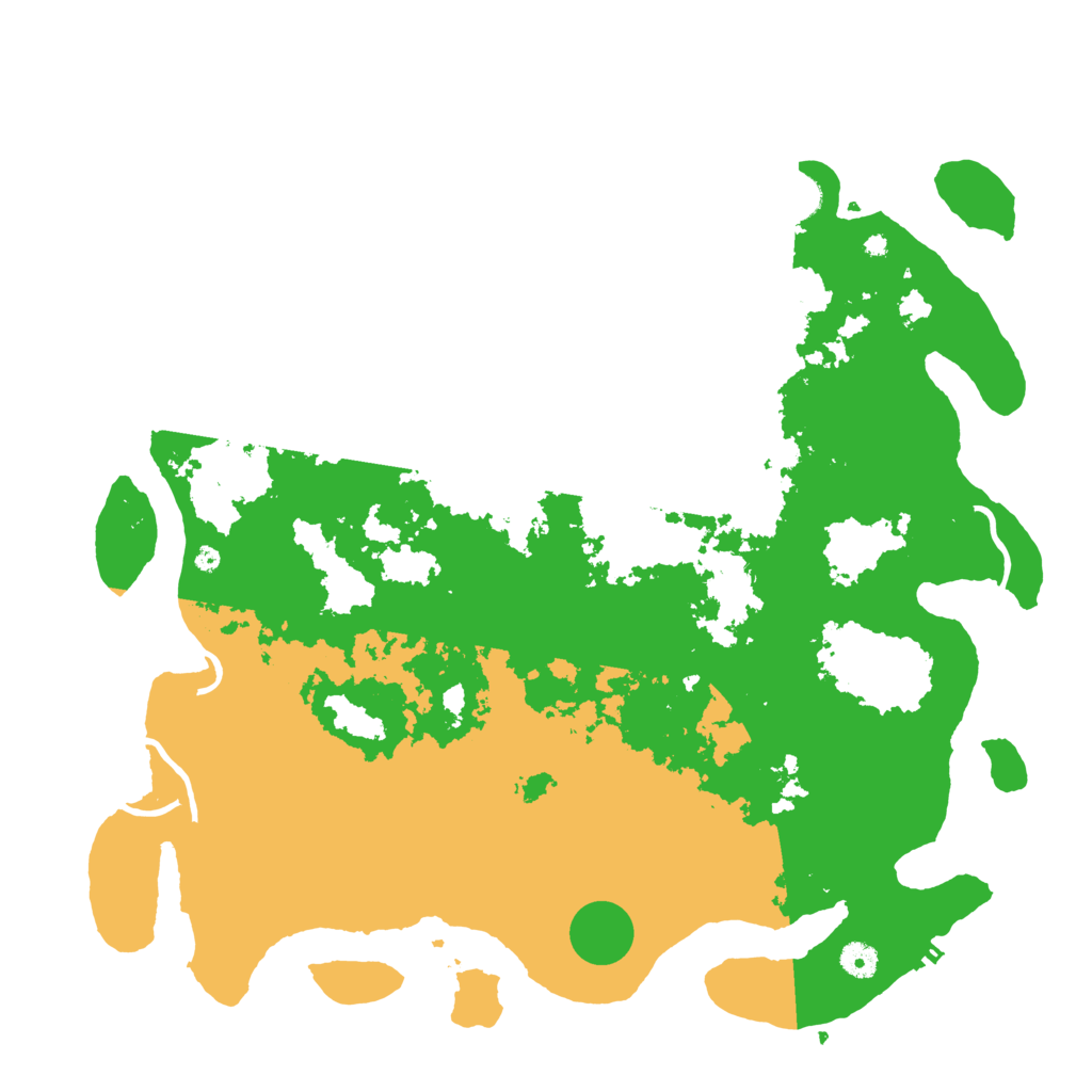 Biome Rust Map: Procedural Map, Size: 4500, Seed: 1999215819