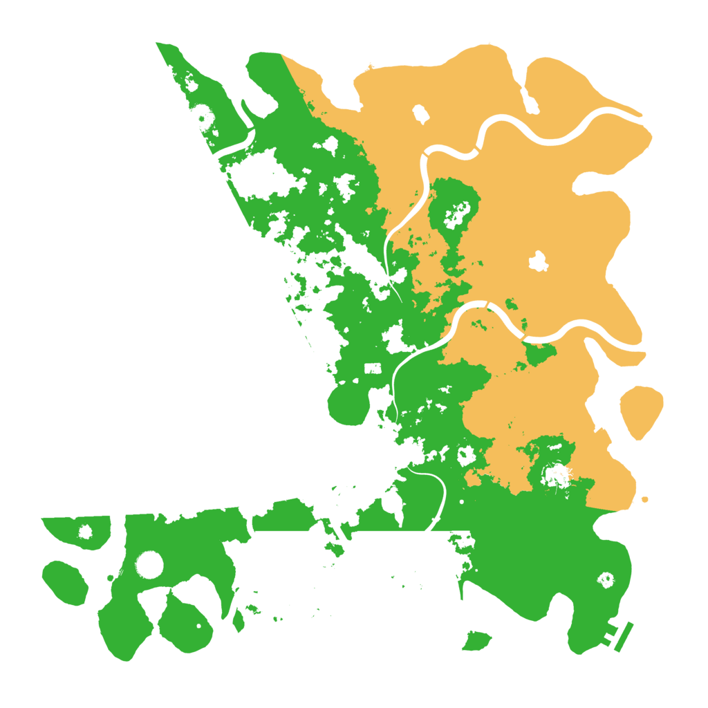 Biome Rust Map: Procedural Map, Size: 4500, Seed: 65977347