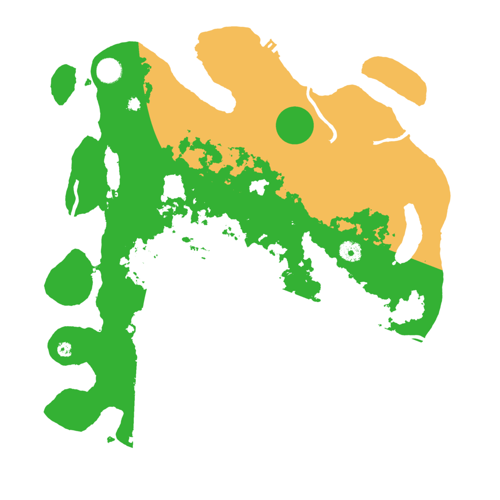 Biome Rust Map: Procedural Map, Size: 3500, Seed: 614611925