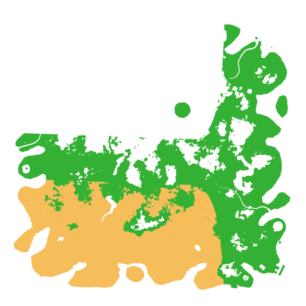 Biome Rust Map: Procedural Map, Size: 5500, Seed: 5500