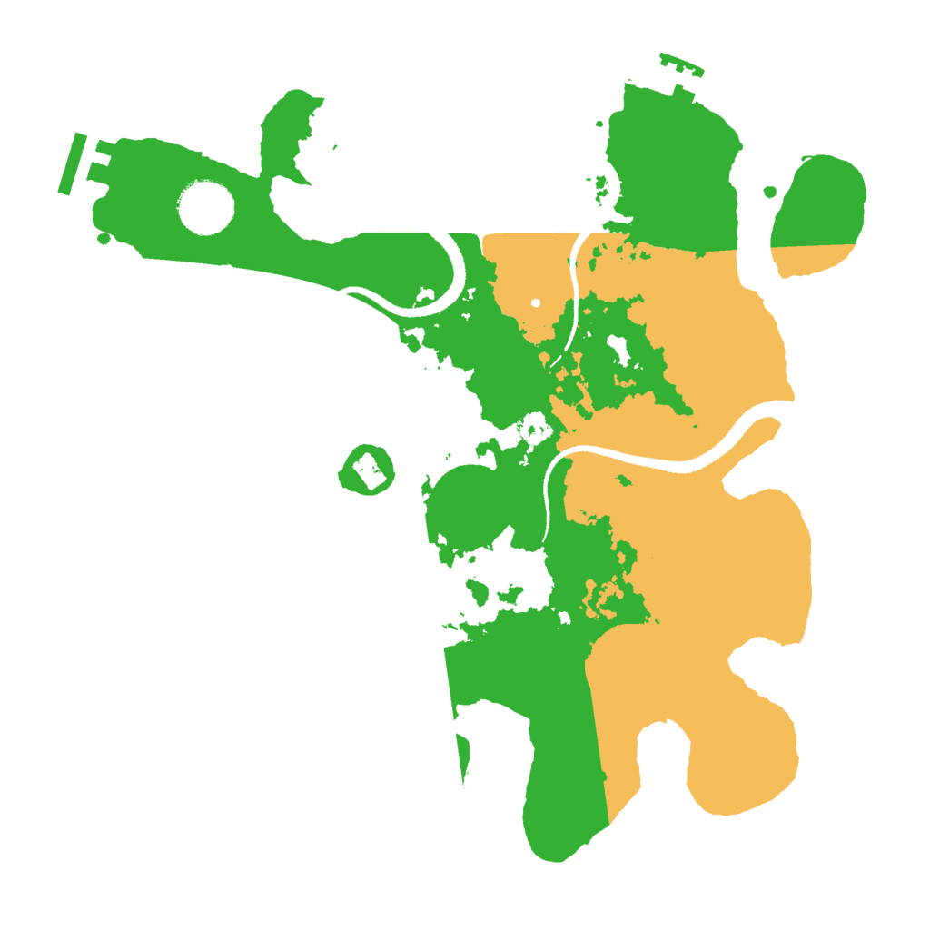 Biome Rust Map: Procedural Map, Size: 3000, Seed: 3637479