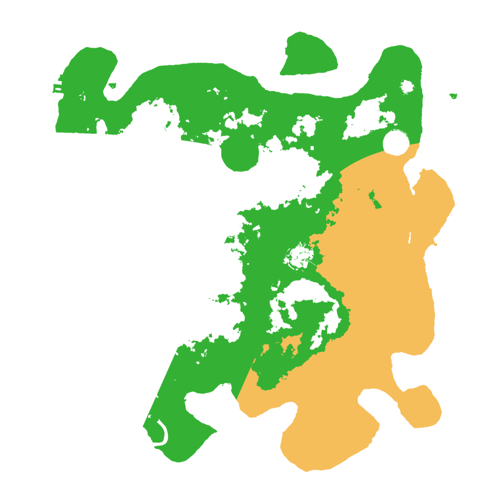 Biome Rust Map: Procedural Map, Size: 3500, Seed: 83165081