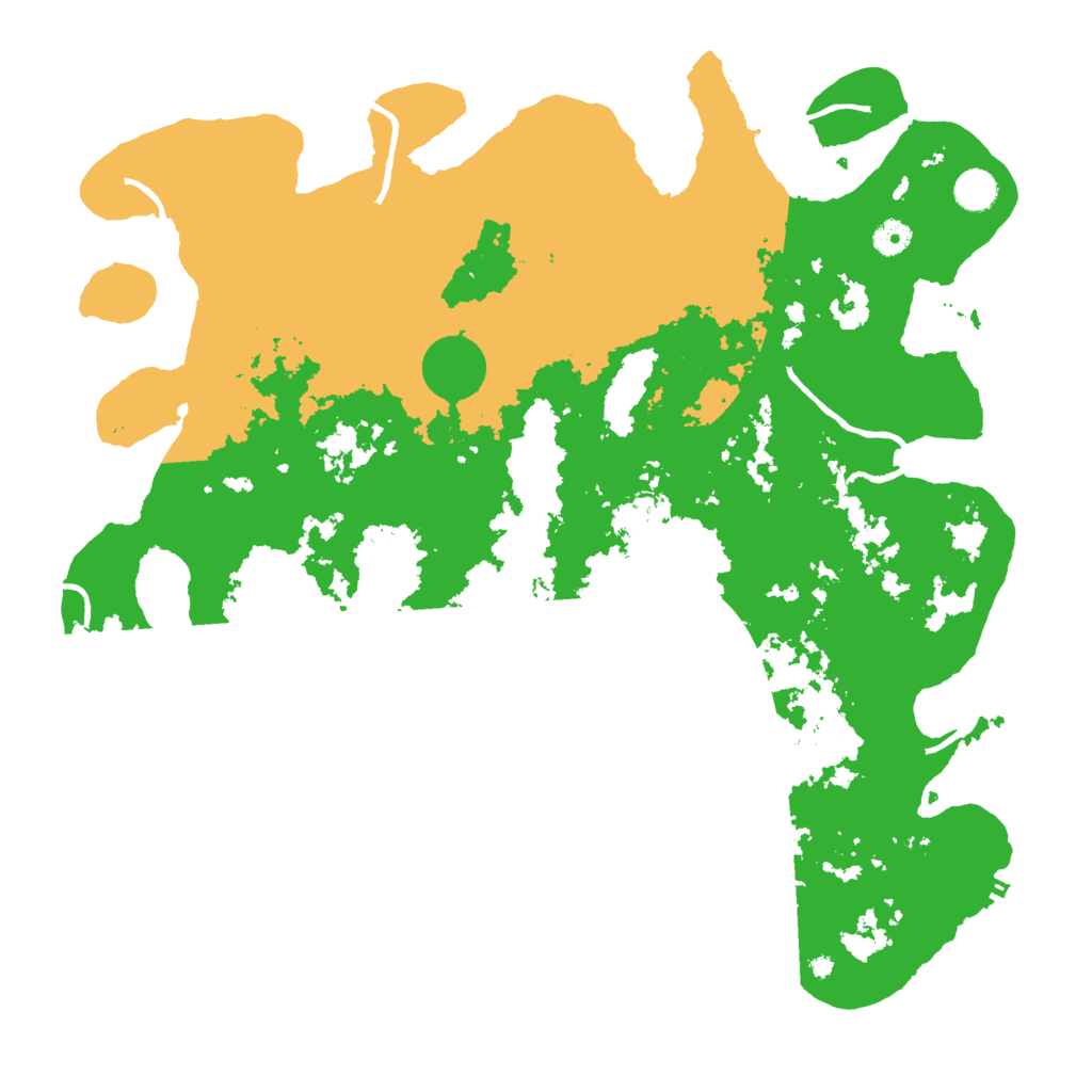 Biome Rust Map: Procedural Map, Size: 4500, Seed: 22598061