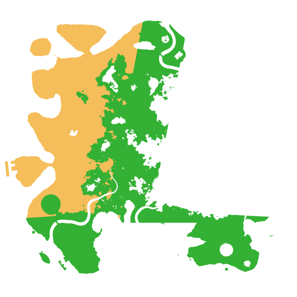 Biome Rust Map: Procedural Map, Size: 4000, Seed: 296903361