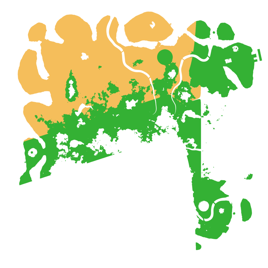 Biome Rust Map: Procedural Map, Size: 4550, Seed: 1433333333