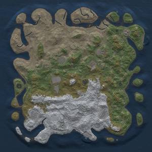 Thumbnail Rust Map: Procedural Map, Size: 4550, Seed: 1433333333, 17 Monuments