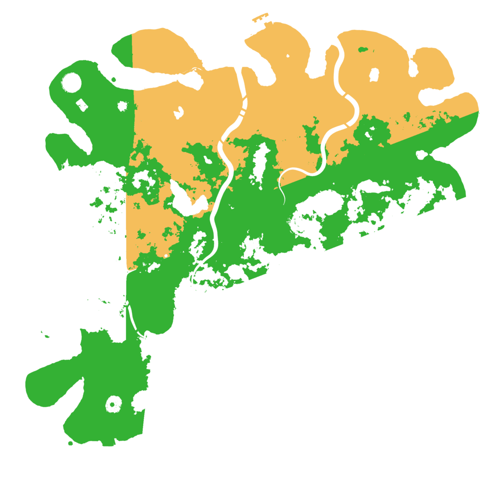 Biome Rust Map: Procedural Map, Size: 4500, Seed: 5875412